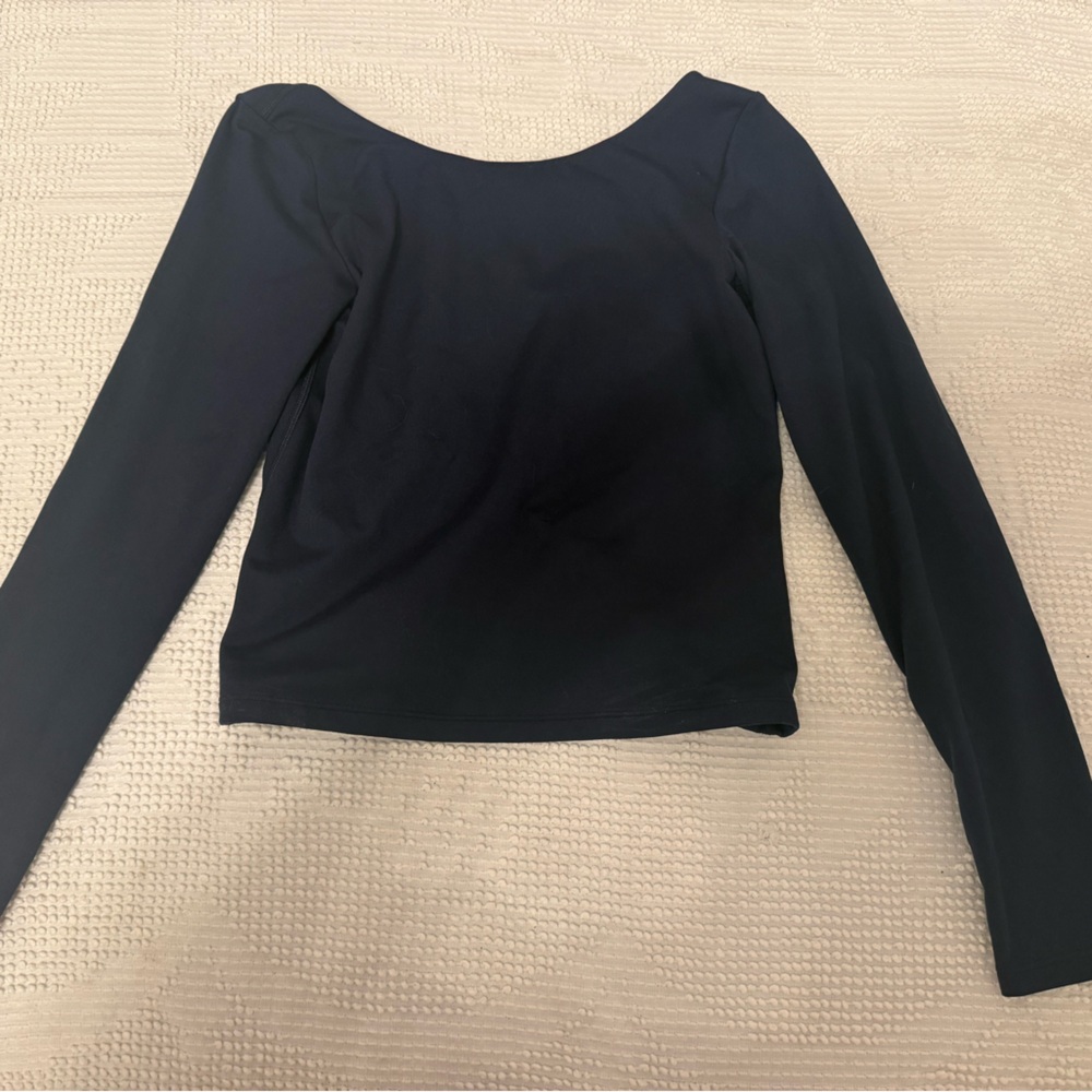 aerie offline navy Women's Top
